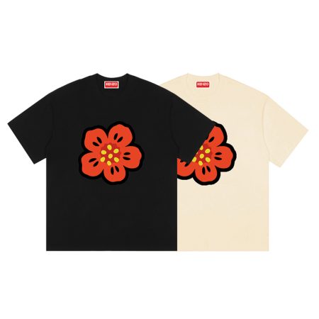 KENZO Kenzo Boke Flower 2.0 University Jungle T-shirt. Colors: Black, Apricot. Sizes: M L XL XXL. Item code: K60.
