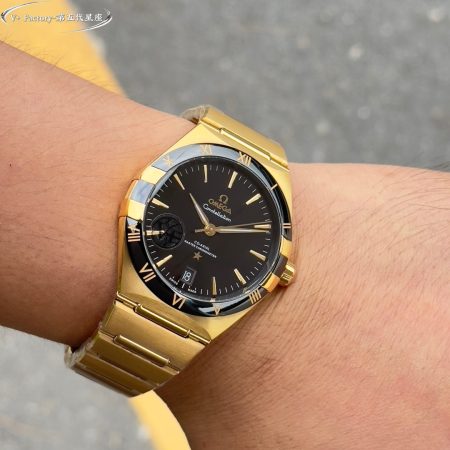V+ Factory launches Omega 41mm Constellation with 8900/8901 movement, sapphire crystal, titanium/ceramic bezel, and comfortable rubber/steel straps. Top version.