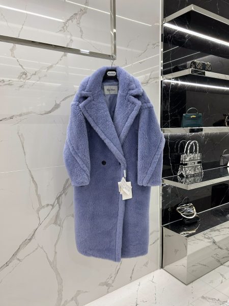 Maxmara autumn-winter TEDDY bear coat, original quality, lightweight materials, precise tailoring, hand-stitched details, available in multiple colors and sizes.