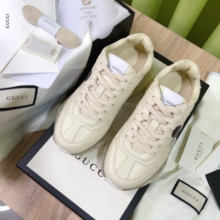 Gucci retro sneakers series, classic style, mixed materials, unisex sizes 35-44.