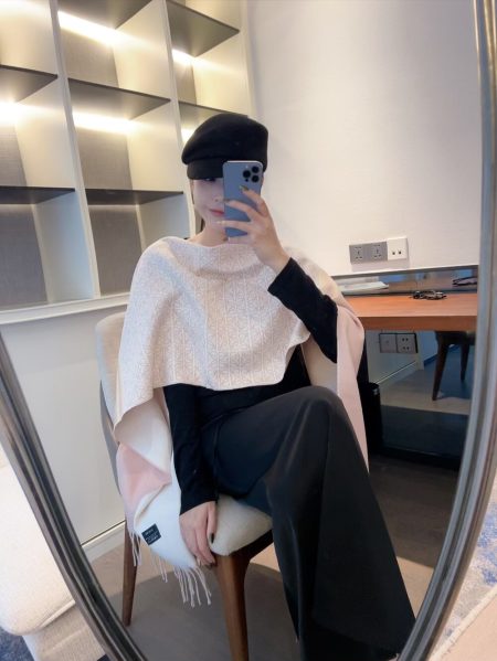 Loewe's new mohair scarf is super soft and elegant. Limited stock available in two colors.