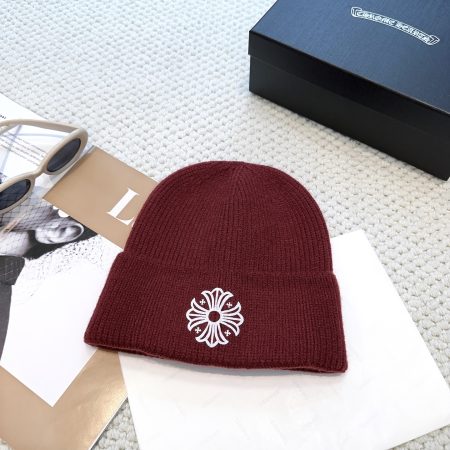 Chrome Hearts autumn-winter new cross knit hat, a must-have for the season.